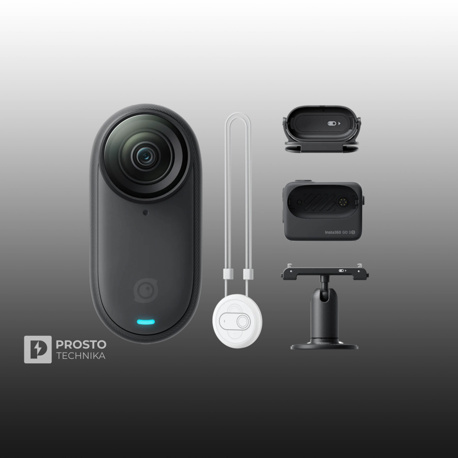 Экшн-камера Insta360 GO 3S 128Gb Black
